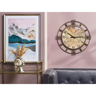 Safiya Metal Wall Clock