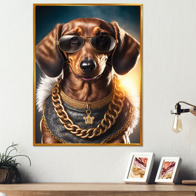 " Dachshund Gangster In NYC V "