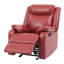 Élégant fauteuil inclinable rembourré rouge pour plus de confort-2029356364