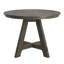 Ensemble de salle à manger extensible à finition en bois de 42 à 60 po Alta - 5 pièces, table de salle à manger et chaises à dossier courbé-114509595