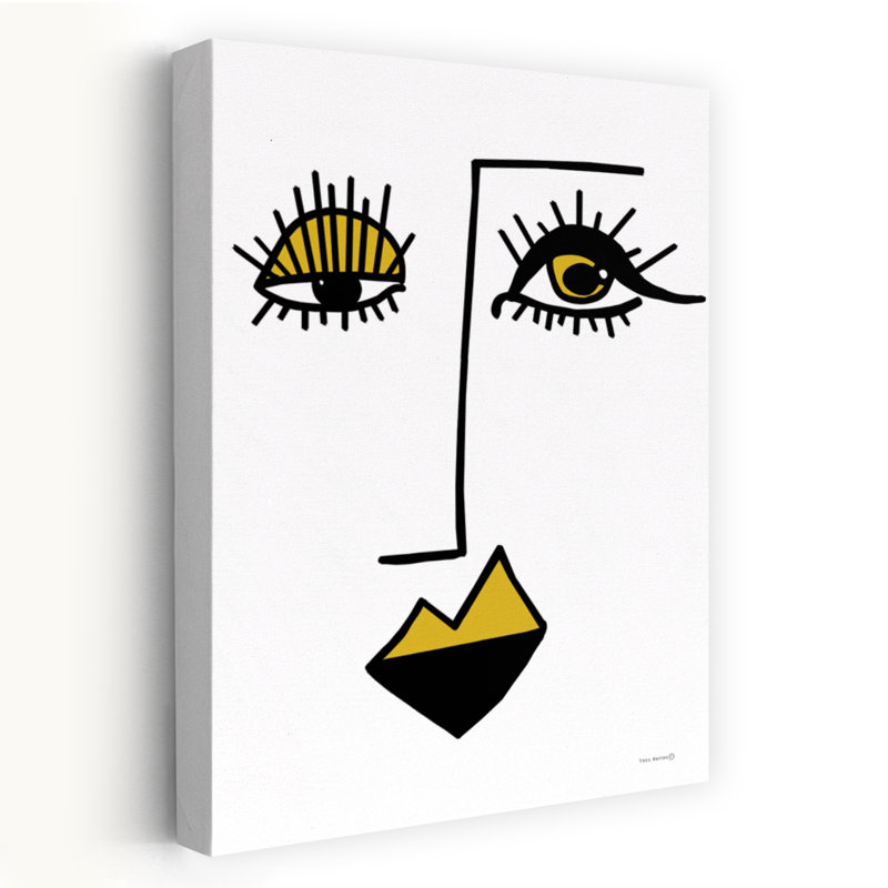 Art contemporain abstrait courageux, H 48 po x l 32 po