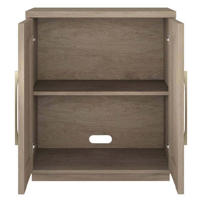 Tillman 2 - Door Standard Accent Cabinet, Antiqued Grey Oak