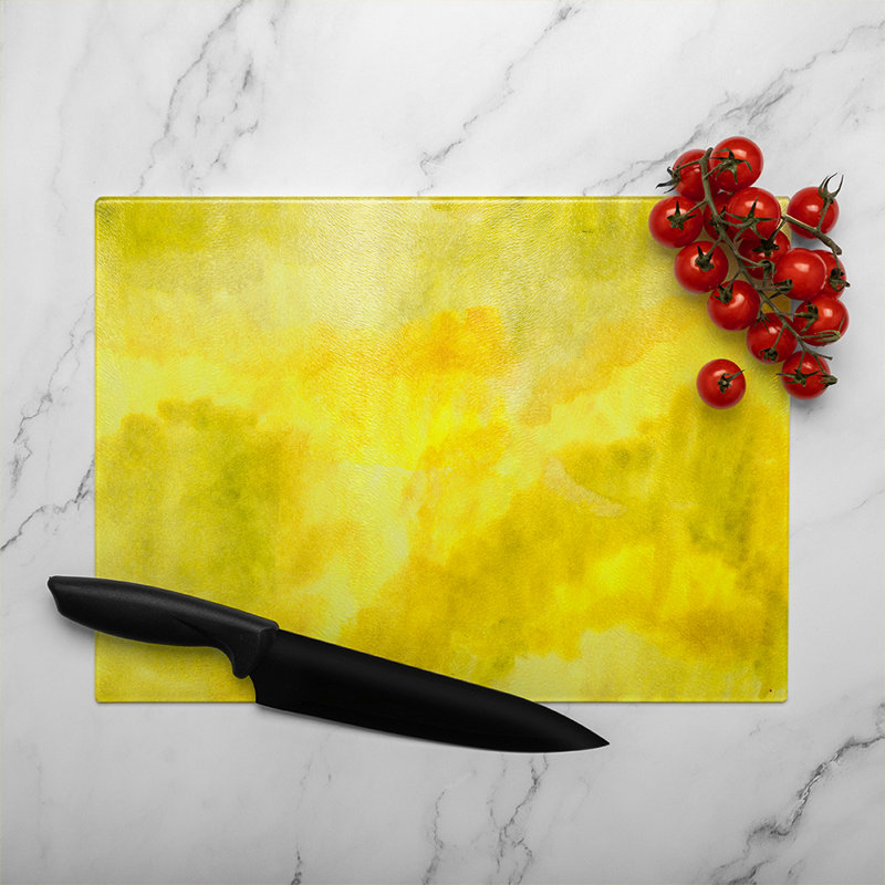 Watercolour Glass Chopping Board