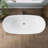 Johanna 71'' Acrylic Freestanding Tub Freestanding Soaking Bathtub
