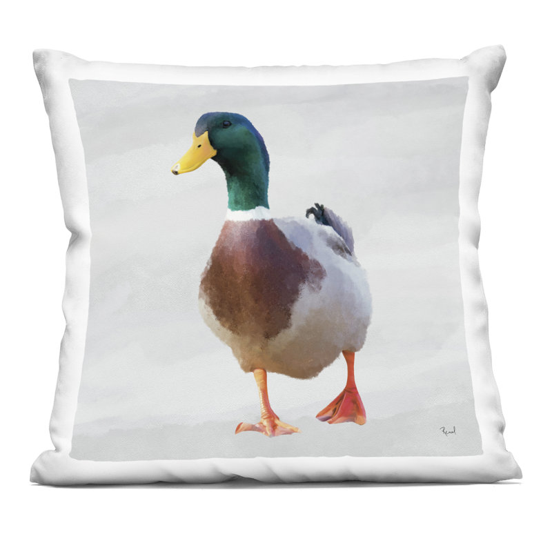 Coussin Squawking Mallard Duck, Canard 2