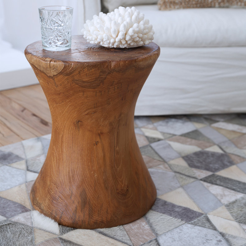 Cowhide Geometric Area Rug, Rectangle 2' x 3'