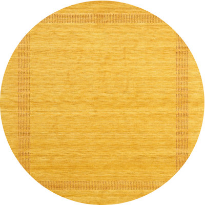 Tapis contemporain jaune