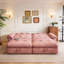 Canapé-lit 77 po 2-en-1 multifonctionnel rose 77 po-1392870147