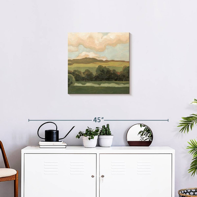 Alvord Ochre Evening I, 20" H x 20" W