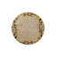 Tapis beige lavable à la machine à motif abstrait et à motif floral beige-1387391618