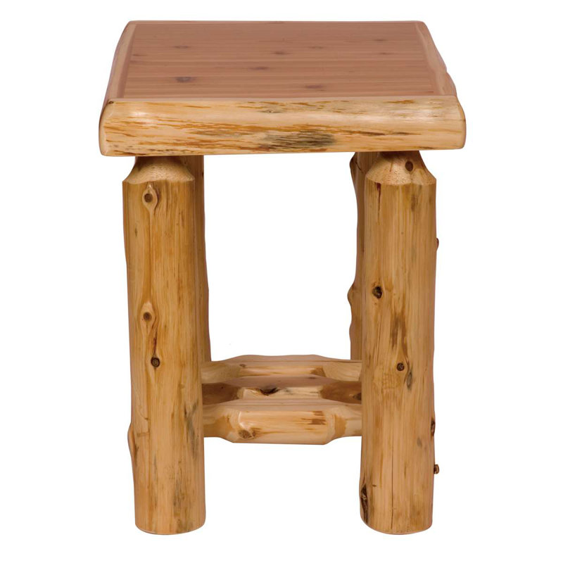 Table de chevet Fireside Lodge Cedar, Traditionnel