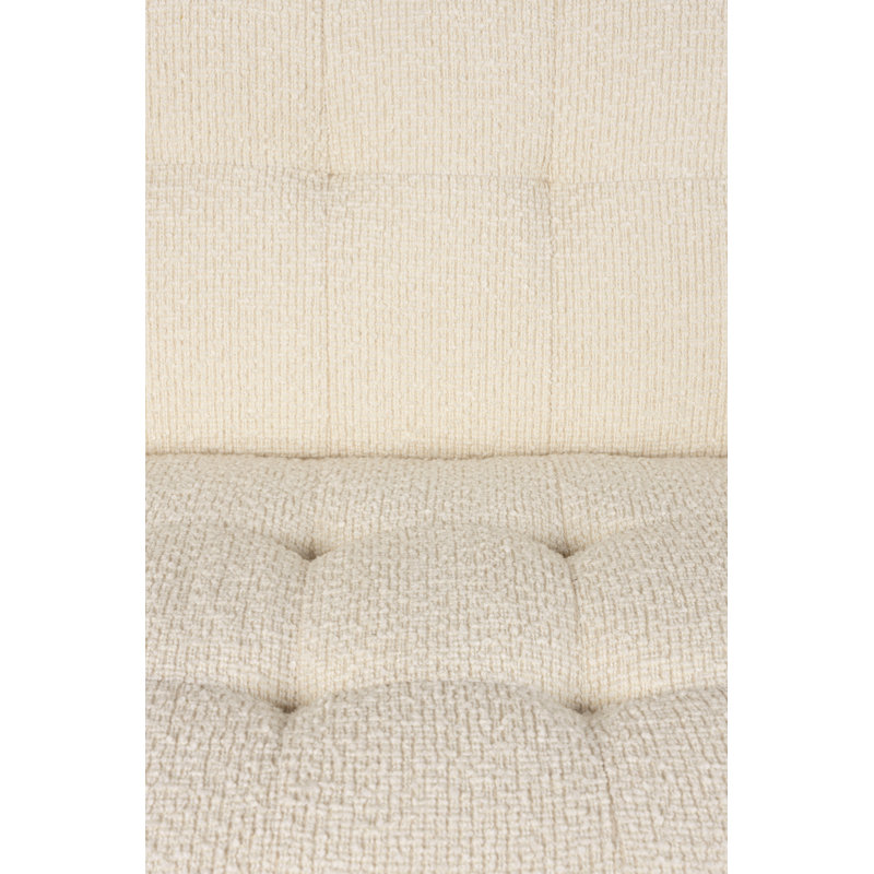 Canapé à accoudoirs carrés 59 po, Beige