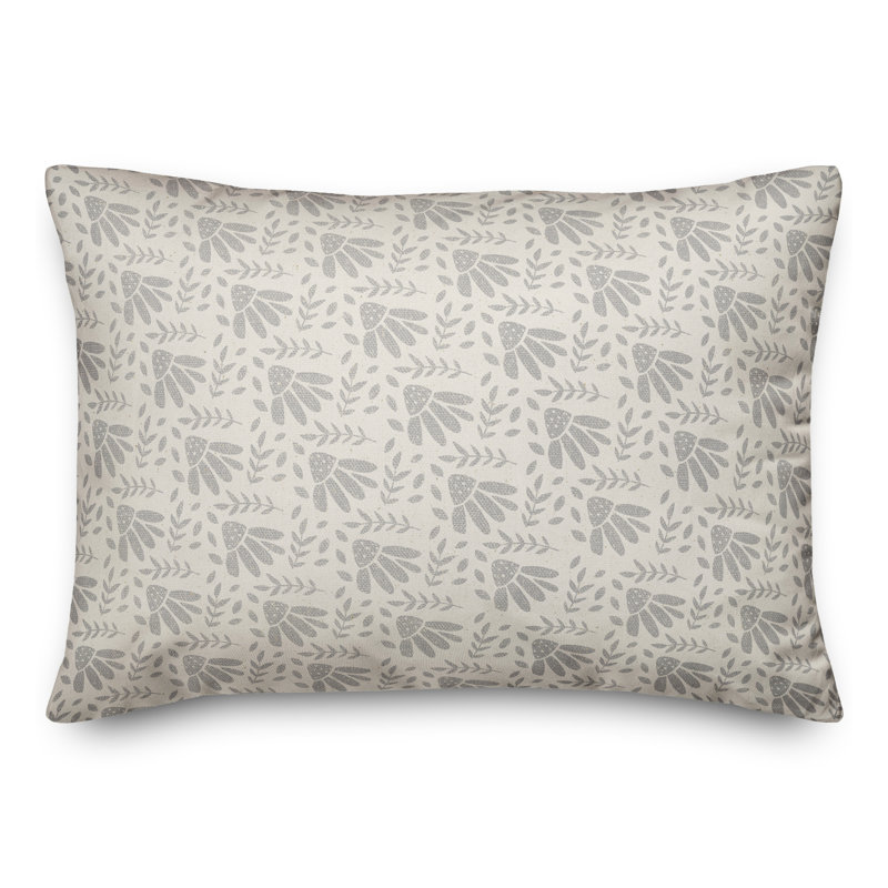  Simple Florals Rectangular Pillow Cover & Insert