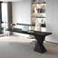 Bureau en bois massif, bureau en acrylique-130833516