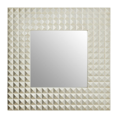 Chevigny Metal Flat Wall Mirror
