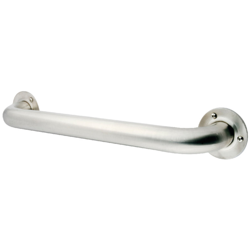 48" Decorative Grab Bar with Exposed Screw in Satin Nickel, 30"
