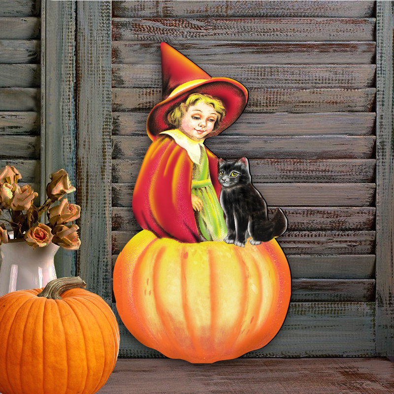 Wood Halloween Decoration