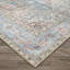 Tapis d'intérieur à motif floral bleu Lamentin-107129471