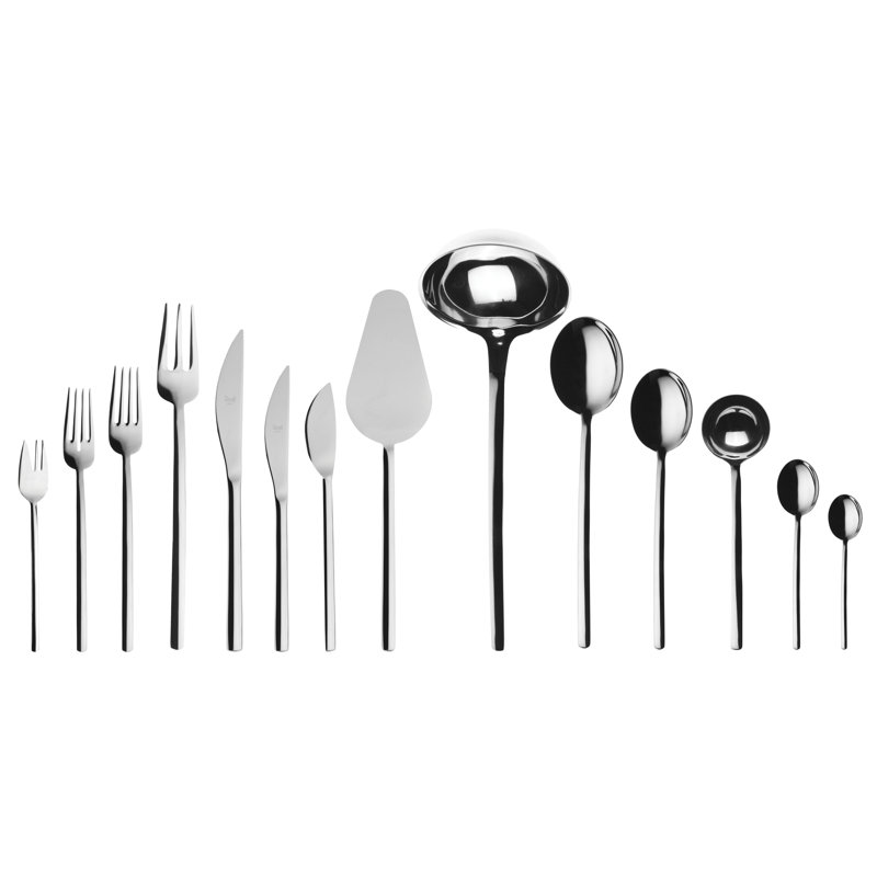 Ensemble de couverts raison (configuration S) - 113 pièces - Acier inoxydable, Argent argent