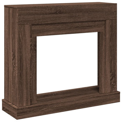 Fireplace Surround 39.4X11.8X34.4" Engineered Wood
