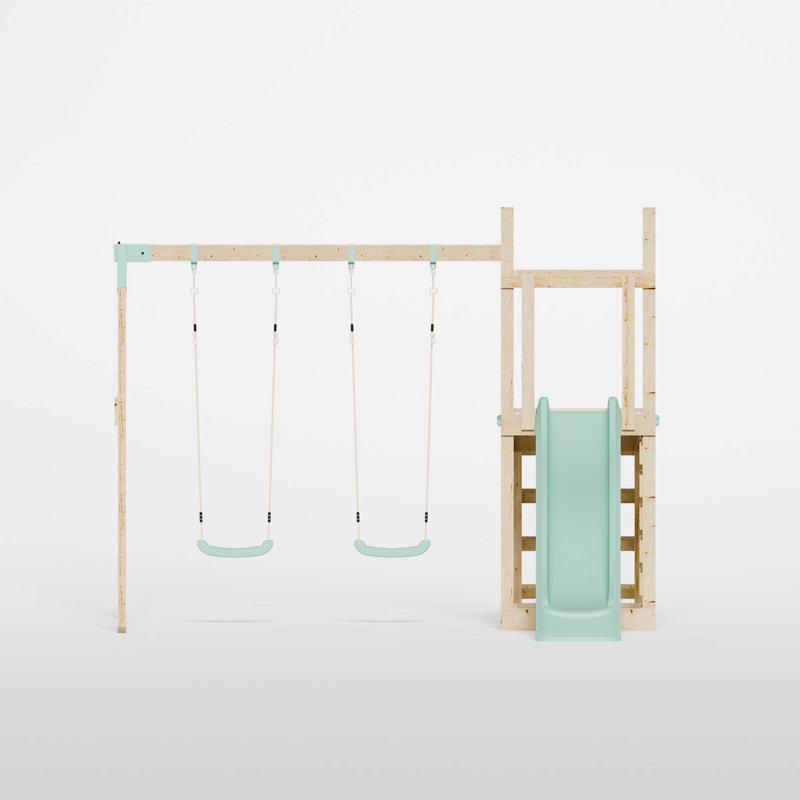 Mercia Tower With Slide & Double Swing