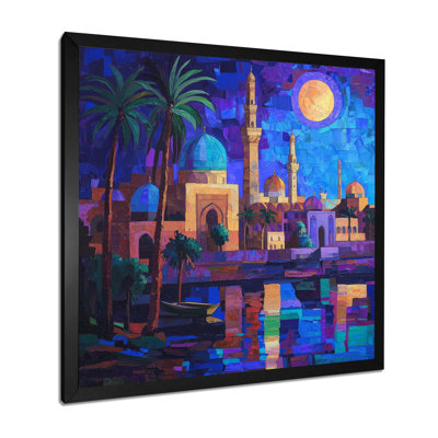 Baghdad Nights During Ramadan I - Islam Landscape Wall Décor