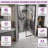 44-48" W x 76" H Frameless Sliding Shower Door | 6mm SGCC Tempered Glass | Soft Close | Reversible Installation