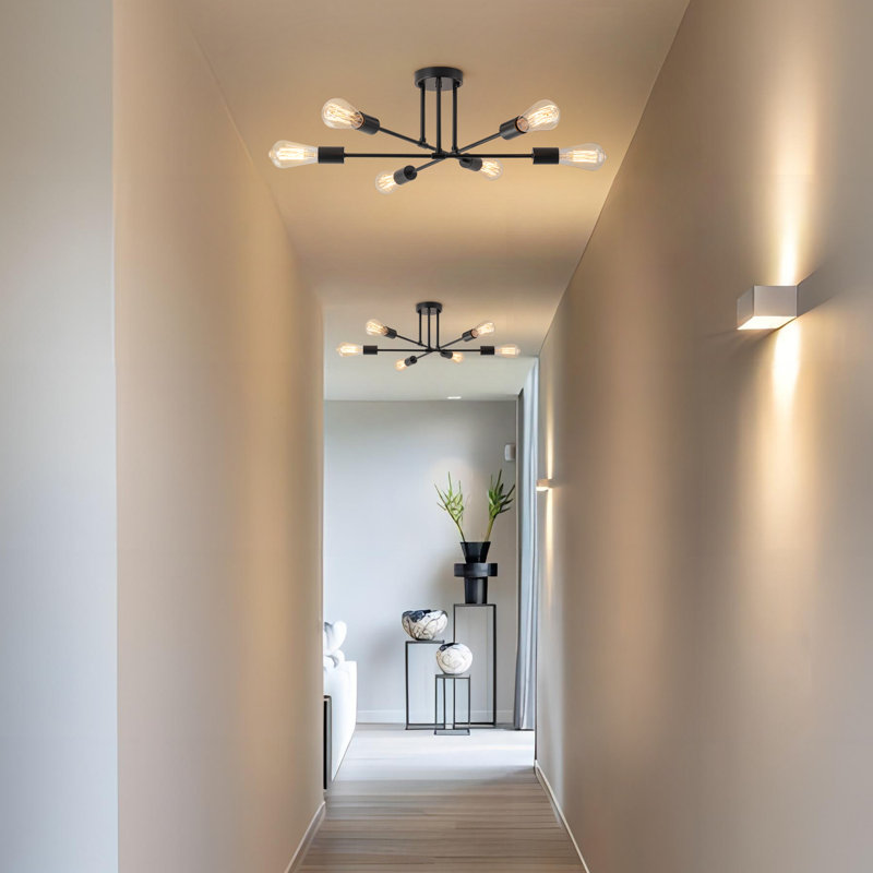 Luminaire linéaire moderne 6 lumières Spoutnik