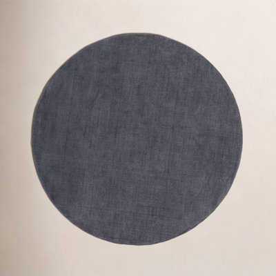 Crowe Wool Charcoal Gray Area Rug
