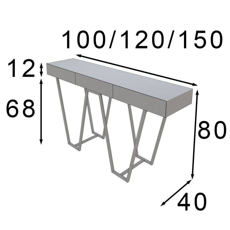 Imperium Console R05-100, 32" H x 40" W x 20" D