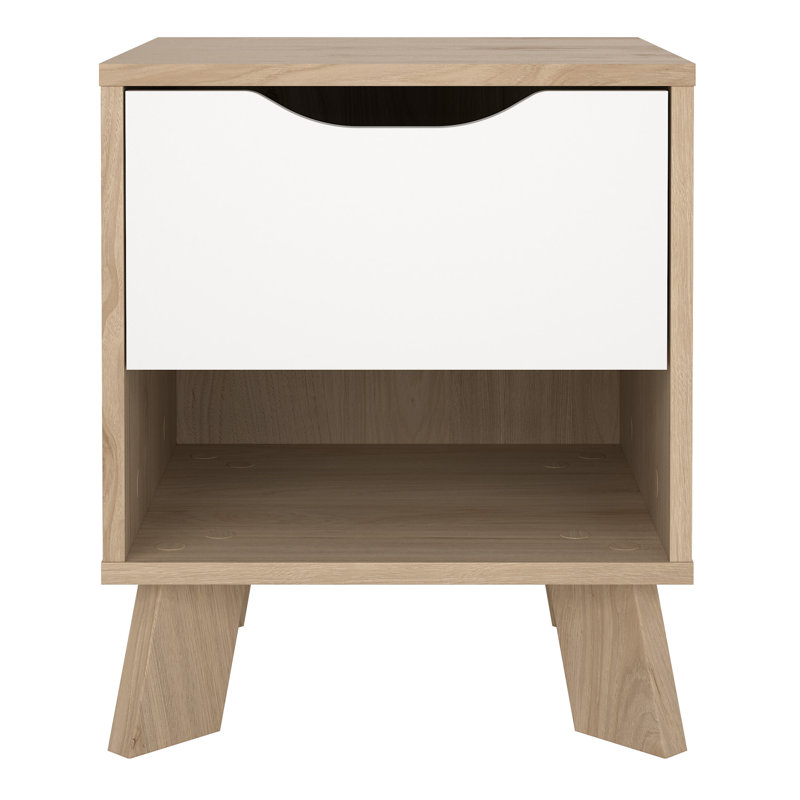 Ralfi 40.2cm W Manufactured Wood Bedside Table