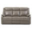 Canapé contemporain gris à trois places-1409387213