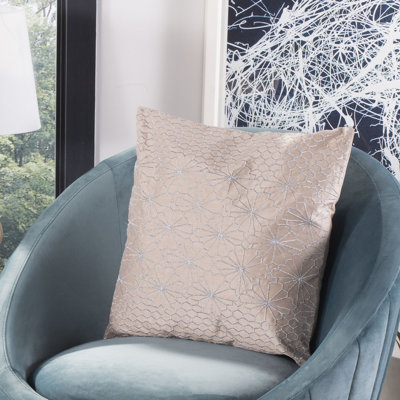 Nisha Embroidered Throw Pillow