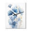 Horloge murale délicate, feuilles de ginko bleu sur aquarelle-99639388