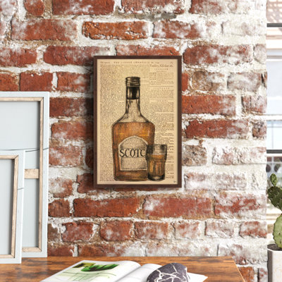 «Straight Scotch» par Eyre Tarney - impression encadrée sur papier