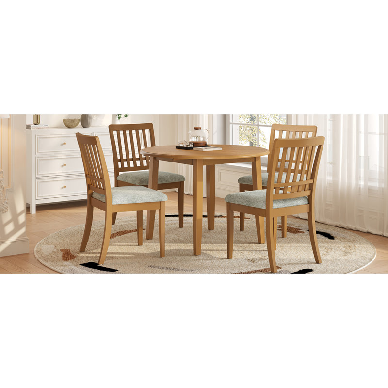 Ensembles de table de salle à manger peu encombrants, en bois aggloméré brun clair, style moderne pour petits appartements