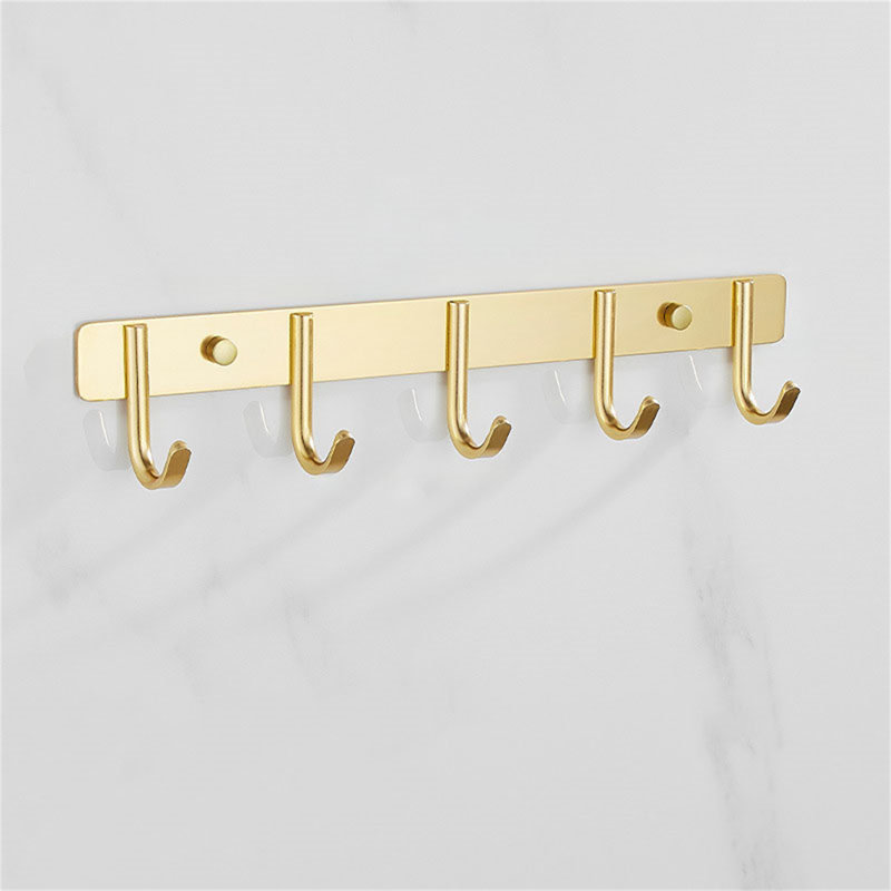 Kandiah Metal Freestanding 5 - Hook Wall Mounted Coat Rack