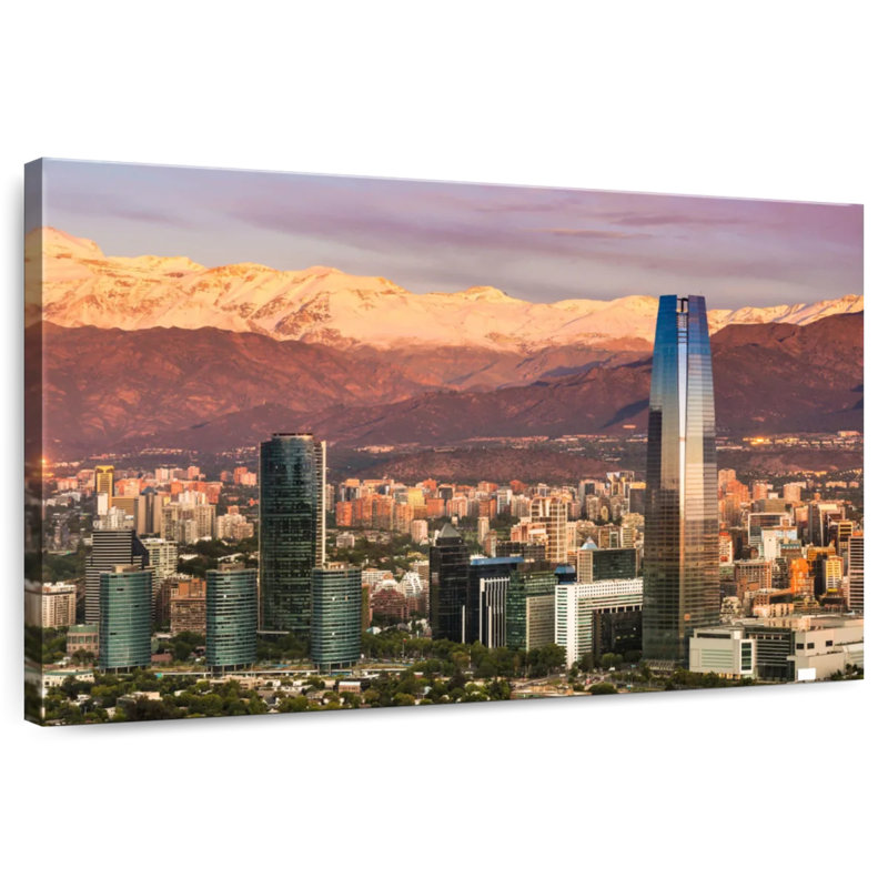 Santiago De Chile, 34" H x 51" W