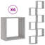 Wall Cube Shelves 6 Pcs 30X15x30 Cm-859790763