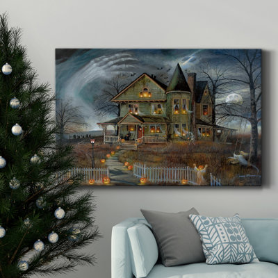 Toile tendue avec châssis Haunted House