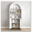 Arch Design Storage Cabinet With  LED Lighting-428408802