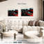 Intérieur de voiture Mehar noir et rouge