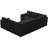 Upholstered 110.2 " U-Shaped Sofa Bed-101957204