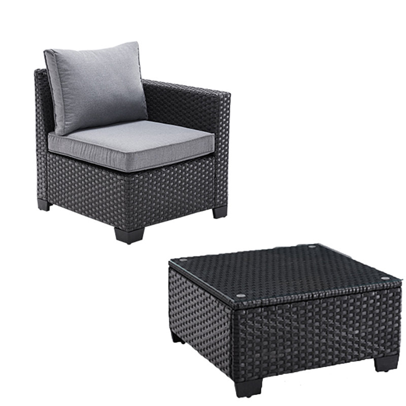 Canapé simple avec table basse