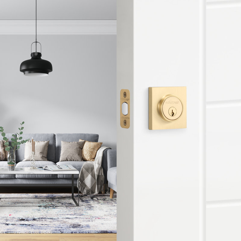 Mountain Deadbolt, Satin Brass