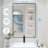 Lesamuel Filleted Corner Wall Mounted Bathroom and Vanity Mirror with Aluminum Frame-191980822-196377383-196377376