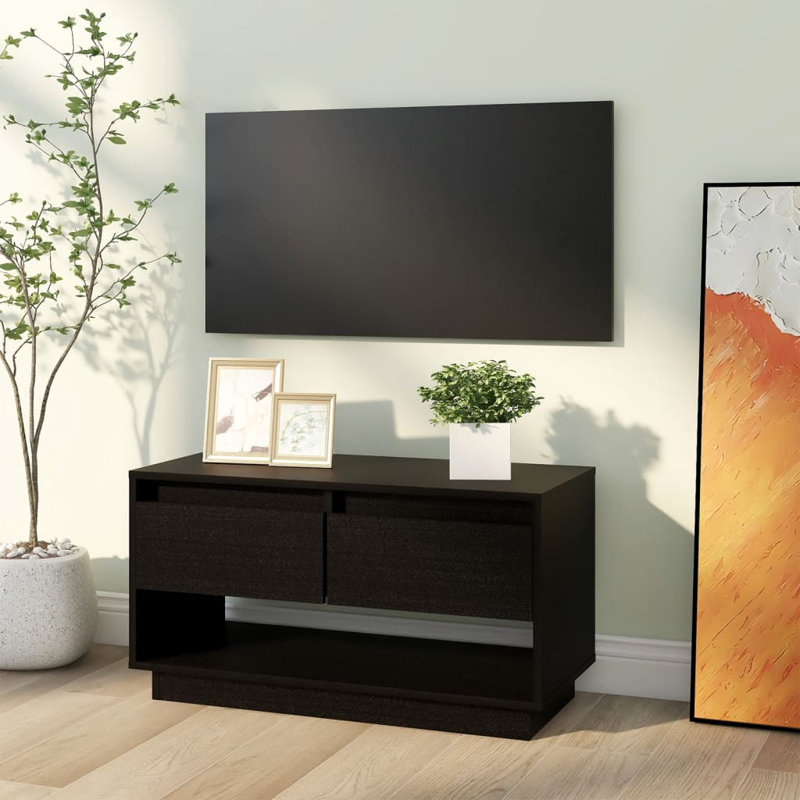 Irasemis Unfinished TV Stand for TVs up to 32", Black