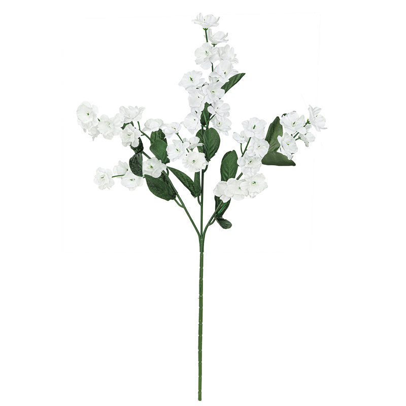 Tige de fleur artificielle Gipsophila, Blanc