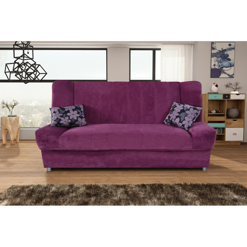 Canapé-lit sans accoudoirs 77 po Vivanco, Mauve
