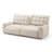 Oversized Sectional Couches for Living Room Adjustable Backrest 31.5" Seat Depth Semi-Reclining Pu Leather Cloud Couch Sleeper Sofa Adjustable Back Chaise Detachable Sailboat Sofa (Beige, 91"- 2 Seat)-1189098100-1189098102